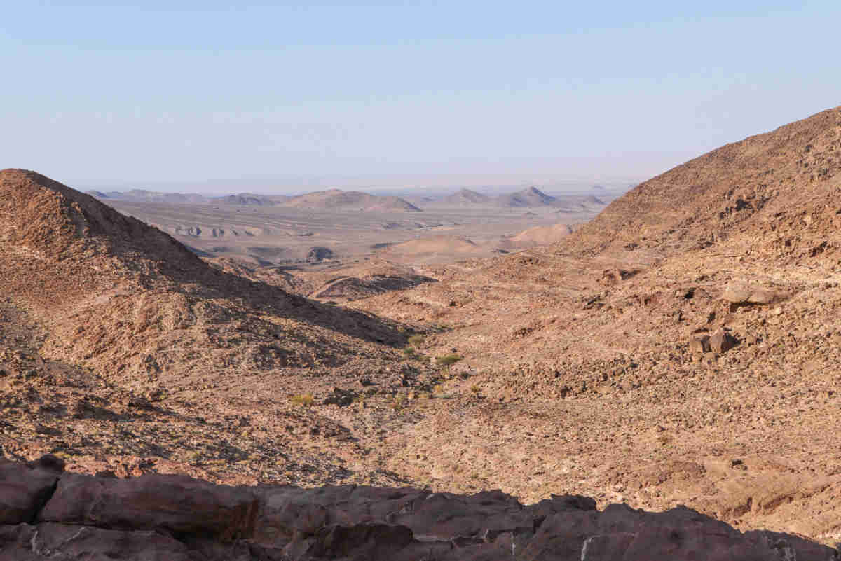 Wadi Araba, in Giordania