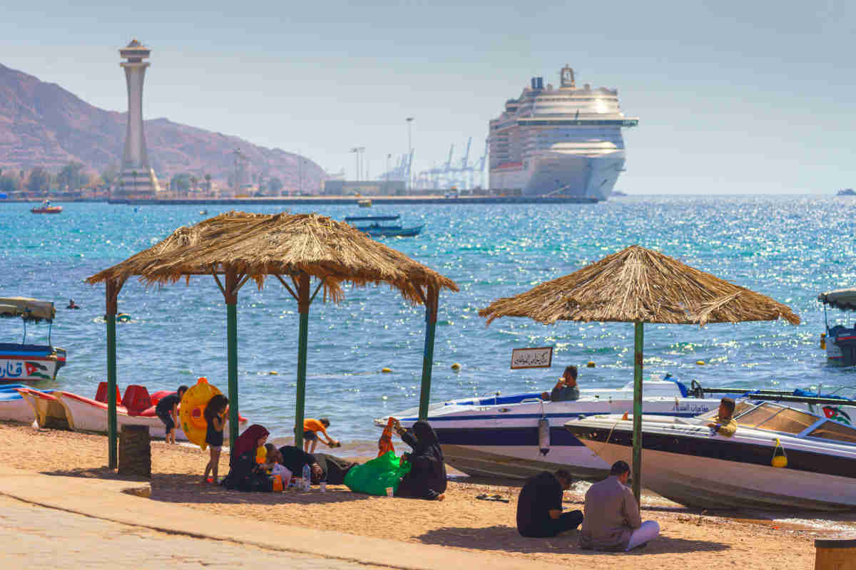 Playas de Aqaba en Jordania